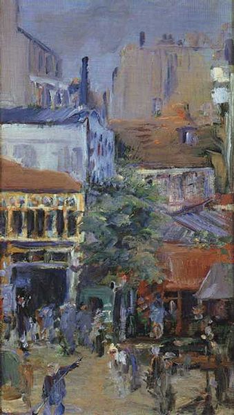 Edouard Manet Vue prise pres de la Place Clichy